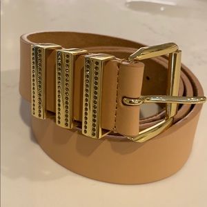 J.Crew Beige/Gold Belt